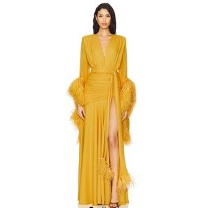 NEW Bronx and Banco Geisha Maxi Dress in Mustard